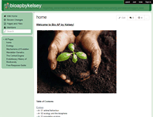 Tablet Screenshot of bioapbykelsey.wikispaces.com
