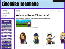 Tablet Screenshot of livewirelearners.wikispaces.com