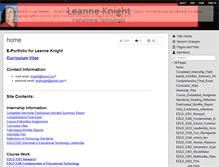 Tablet Screenshot of lmknight.wikispaces.com