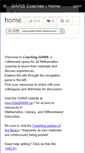 Mobile Screenshot of gains-coaches.wikispaces.com