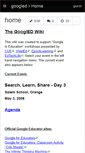 Mobile Screenshot of googled.wikispaces.com