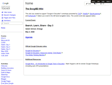 Tablet Screenshot of googled.wikispaces.com
