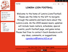 Tablet Screenshot of lomiralionfootball.wikispaces.com