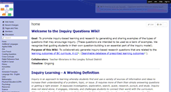 Desktop Screenshot of inquiry-questions.wikispaces.com
