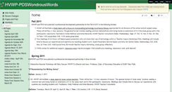 Desktop Screenshot of hvwp-pdswondrouswords.wikispaces.com