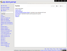 Tablet Screenshot of ep-domyamar.wikispaces.com