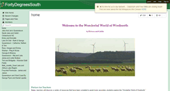 Desktop Screenshot of fortydegreessouth.wikispaces.com