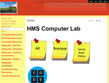 Tablet Screenshot of hmscomputerlab.wikispaces.com