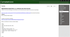 Desktop Screenshot of jornadashuixco.wikispaces.com