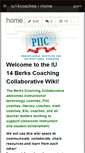 Mobile Screenshot of iu14coaches.wikispaces.com