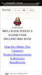 Mobile Screenshot of crookpd8.wikispaces.com