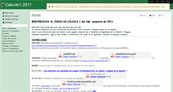 Desktop Screenshot of calculo1-2011.wikispaces.com