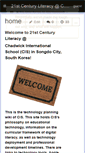 Mobile Screenshot of chadwickinternational.wikispaces.com