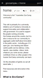 Mobile Screenshot of govcampau.wikispaces.com