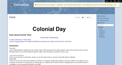 Desktop Screenshot of colonialday.wikispaces.com