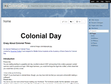 Tablet Screenshot of colonialday.wikispaces.com