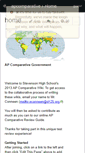 Mobile Screenshot of apcomparative.wikispaces.com