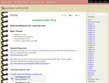 Tablet Screenshot of joanbauer-unit.wikispaces.com