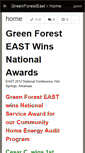 Mobile Screenshot of greenforesteast.wikispaces.com