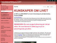 Tablet Screenshot of kunskaperomlivet.wikispaces.com