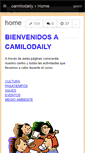 Mobile Screenshot of camilodaily.wikispaces.com