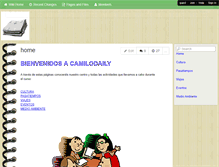 Tablet Screenshot of camilodaily.wikispaces.com