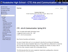 Tablet Screenshot of khs-cte-ac-weiss.wikispaces.com