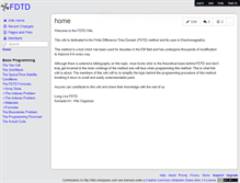 Tablet Screenshot of fdtd.wikispaces.com