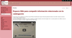 Desktop Screenshot of katalogador.wikispaces.com