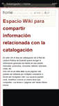 Mobile Screenshot of katalogador.wikispaces.com