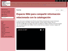 Tablet Screenshot of katalogador.wikispaces.com