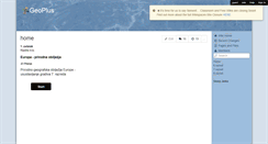 Desktop Screenshot of geoplus.wikispaces.com