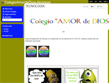 Tablet Screenshot of colegioamordedios-alcorcon.wikispaces.com