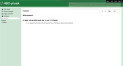 Desktop Screenshot of hbo-physik.wikispaces.com