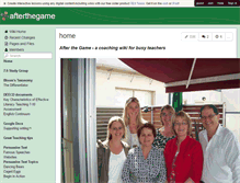 Tablet Screenshot of afterthegame.wikispaces.com