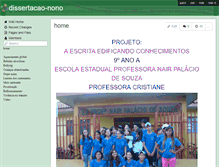 Tablet Screenshot of dissertacao-nono.wikispaces.com