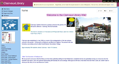 Desktop Screenshot of clairvauxlibrary.wikispaces.com