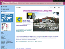 Tablet Screenshot of clairvauxlibrary.wikispaces.com