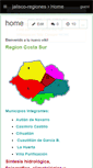 Mobile Screenshot of jalisco-regiones.wikispaces.com