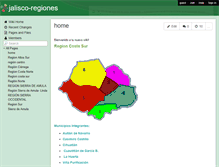 Tablet Screenshot of jalisco-regiones.wikispaces.com