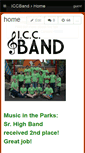 Mobile Screenshot of iccband.wikispaces.com