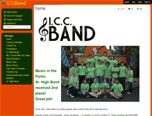 Tablet Screenshot of iccband.wikispaces.com