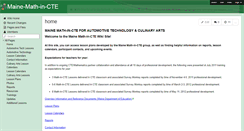Desktop Screenshot of maine-math-in-cte.wikispaces.com