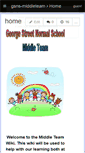 Mobile Screenshot of gsns-middleteam.wikispaces.com