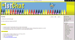 Desktop Screenshot of 1stchat.wikispaces.com