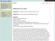 Tablet Screenshot of jamie-allen.wikispaces.com