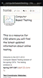 Mobile Screenshot of computerbasedtesting.wikispaces.com