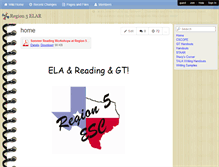 Tablet Screenshot of esc5elar.wikispaces.com