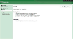 Desktop Screenshot of magoga.wikispaces.com