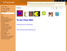 Tablet Screenshot of inthezoneii.wikispaces.com